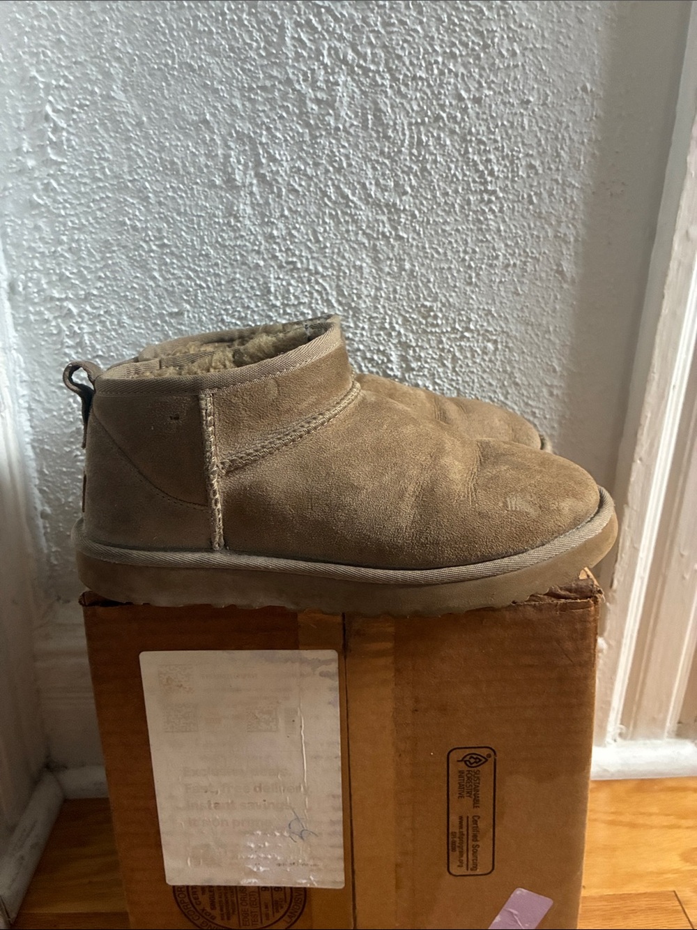 UGG Sand Ultra Mini Boots